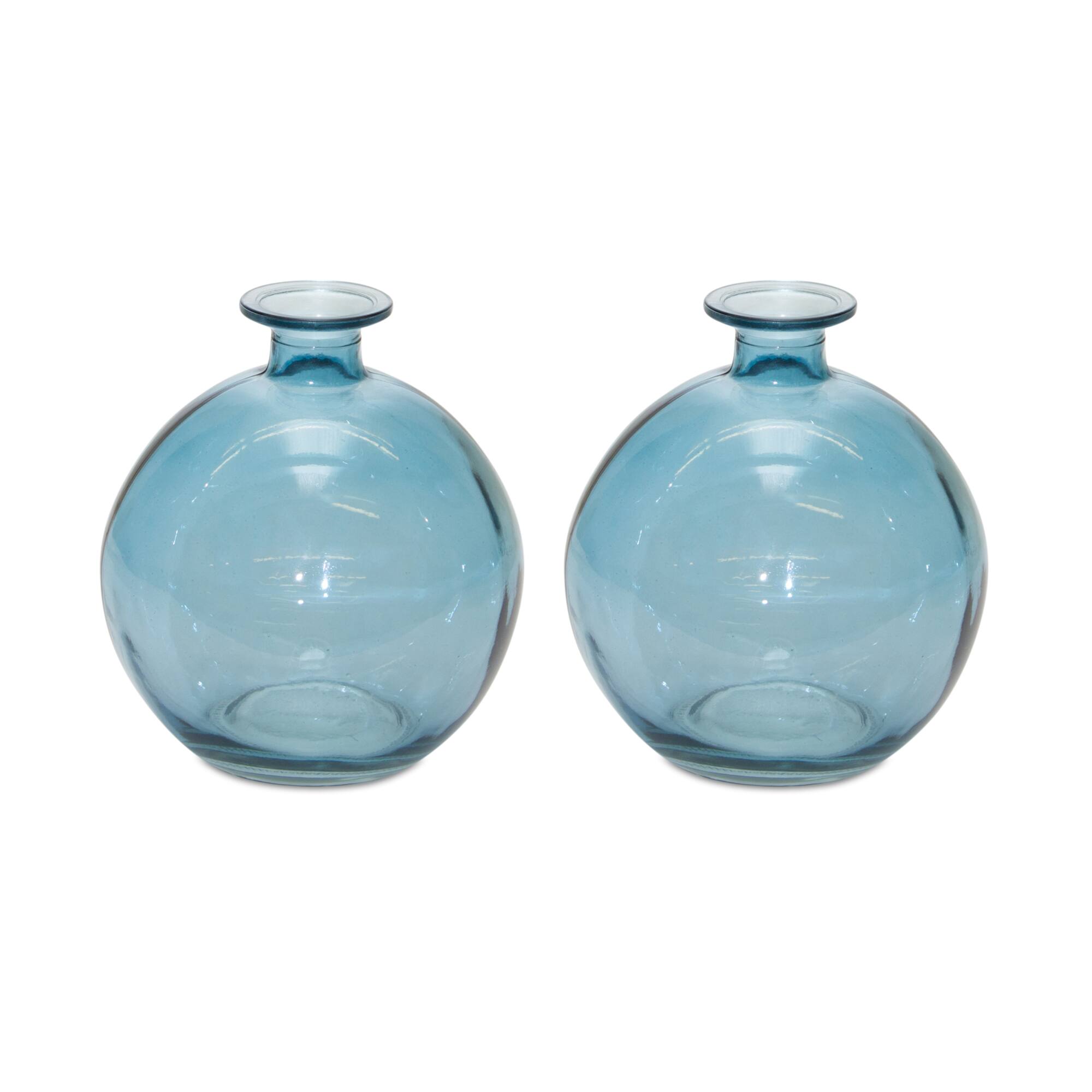 5.5" Bubble Glass Vase, 2ct.